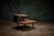 George Nakashima American black walnut tiered corner table with two levels, crafted from solid American black walnut wood....