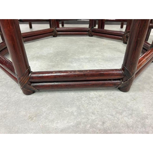 Mid-Century Modern Dining Table and Chairs attributed to Gervasoni, 1970s, Set of 6 For Sale - Image 6 of 18