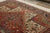 1920s Hand-Knotted Antique Persian Heriz Rug in Red, Blue, Beige Medallion Pattern For Sale - Image 5 of 7