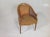1950s Vintage Country French Fruitwood Side Chair For Sale - Image 5 of 5