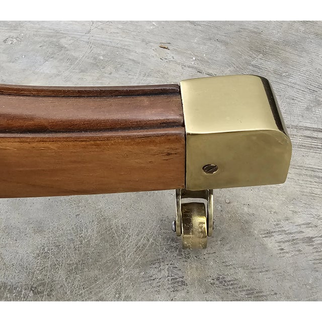 Wm A. Berkey George III Style Yew Wood Drum Rolling Center Table For Sale - Image 11 of 11