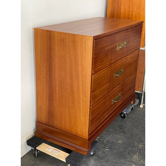 1950s Tommi Parzinger for Charak Modern Tall Chest For Sale - Image 11 of 11