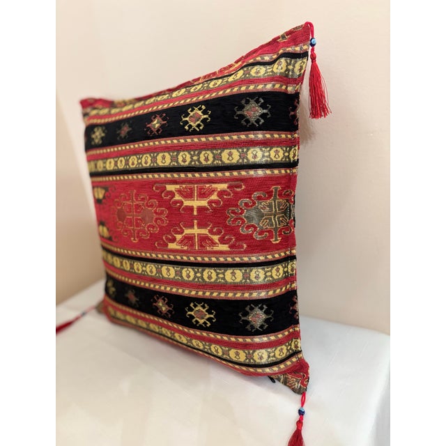 2010s Authentic Kilim Pattern Pillow Cover For Sale - Image 5 of 9