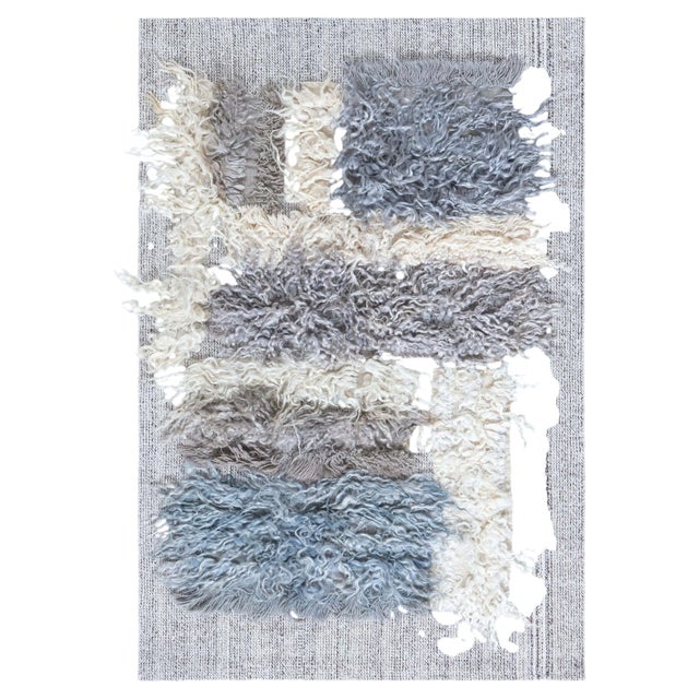 Modern High-Low Tulu Rug – A Tactile Work of Art by Doris Leslie Blau For Sale