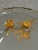 1950's Limoges France Plate With Gold Roses For Sale In Los Angeles - Image 6 of 9