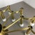 Gigantic Brass 24 Bulb Flush Mount Ceiling Light in the style of Stilnovo, Italy, 1960s For Sale - Image 15 of 18