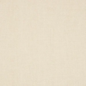 Schumacher Milo Wool Herringbone Fabric in Natural