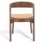 Brown Brylie Wood & Leather Chair - Walnut / Brown For Sale - Image 8 of 8