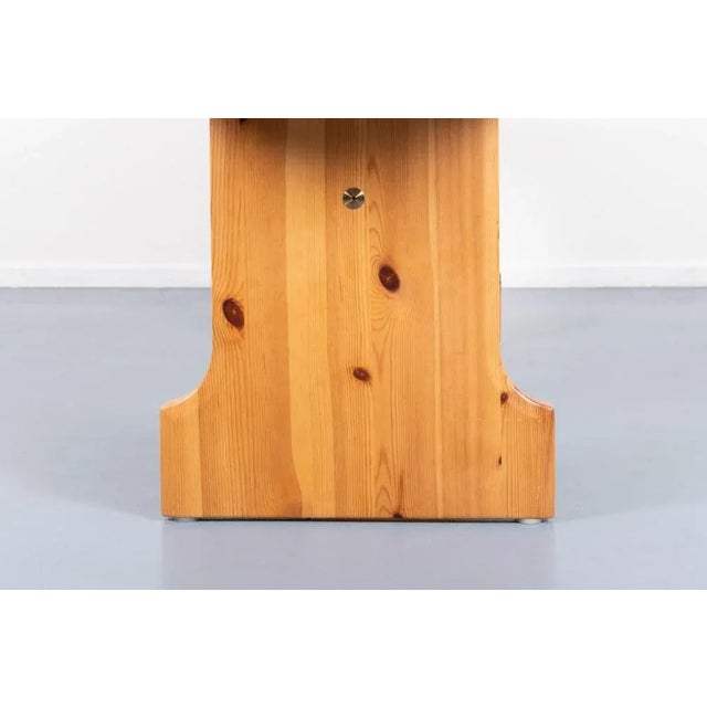Brown Pine Dining Table by Carl Malmsten for Karl Andersson & Sons For Sale - Image 8 of 9