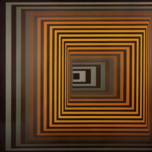 Victor Vasarely (1906-1997) VONAL-FEGN Heliogravure after a work by the artist On heavy paper, 27 x 27 cm (approx. 11 x 11...