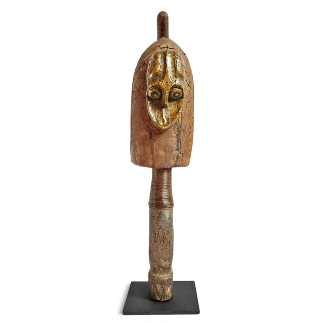 Tribal Vintage Kota Mahongwe Reliquary Figure For Sale - Image 3 of 6