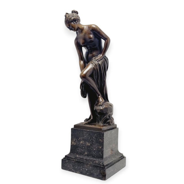 Bathing Venus, Neoclassical Nude Bronze Sculpture, 1890s, Bronze For Sale - Image 3 of 18