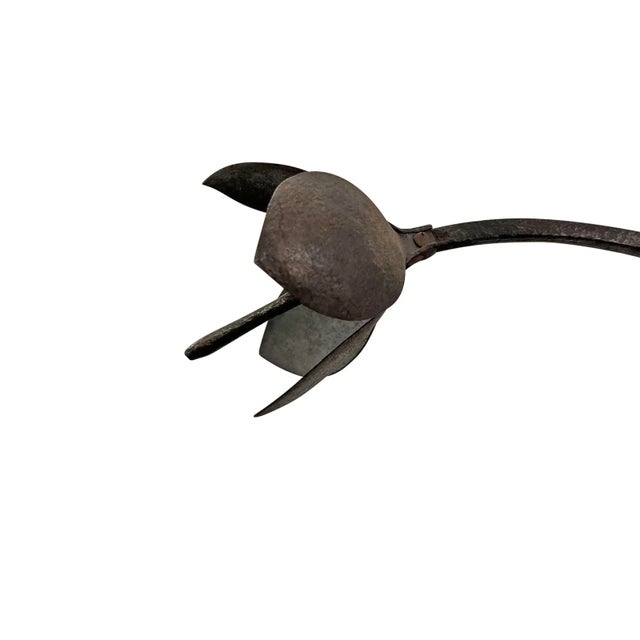 Black 18th Century French Wrought-Iron Dragon Weathervane For Sale - Image 8 of 11