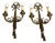 Gilt Bronze Wall Sconces, Set of 2 For Sale