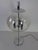 Glass and Chrome-Plated Ball Table Lamp, Italy, 1960s For Sale - Image 10 of 16