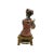 This stunning porcelain figurine, hand-painted with exquisite detail, captures a moment of serene elegance. Dressed in a...