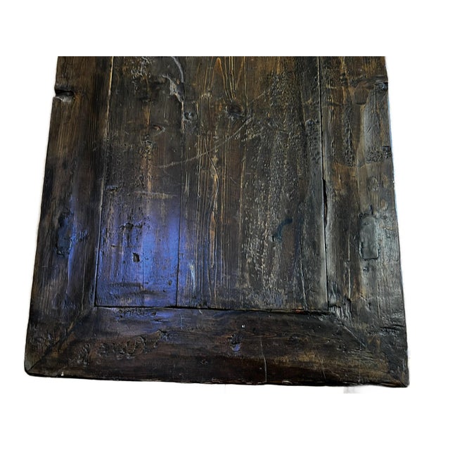 Chinese Antique Low Kang Cabinet in Traces of Original Patina of Red Lacquer For Sale - Image 10 of 10