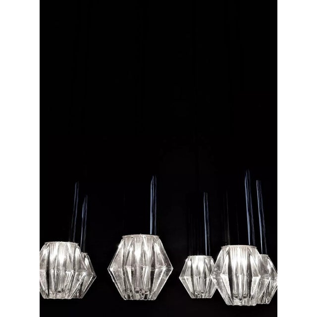 Silver Crystal Cascade Pendant from Bankamp, 1970s For Sale - Image 8 of 13