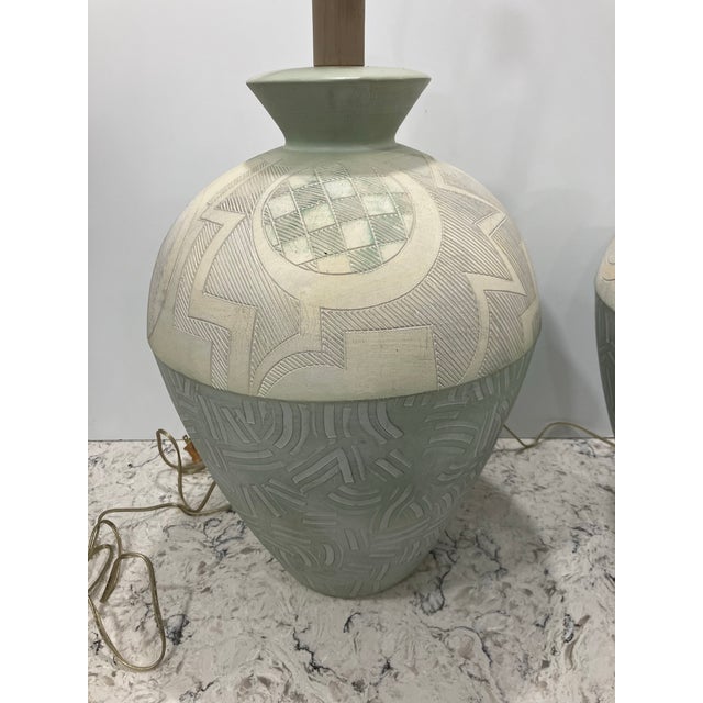 Pair of Vintage California Lamps For Sale - Image 10 of 12