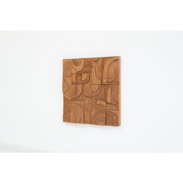 Mid-Century Modern Max Neufeldt Wood College 1975c For Sale - Image 3 of 6