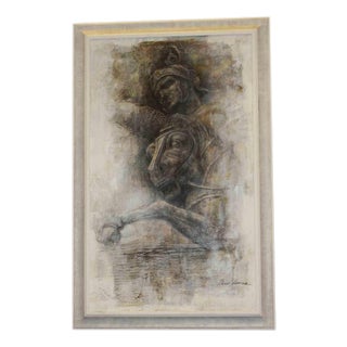 Pino Lancia, Under the Arch of Constantine, 2020, Oil on Canvas For Sale