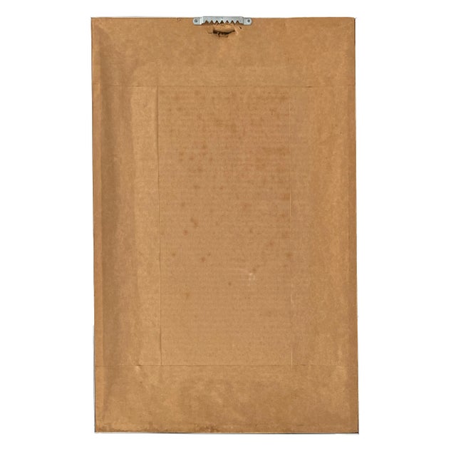 Beige Vintage 1970s Pierce Arrow Motor Car Company Cover Needlepoint Cross Stitch Embroidery With Silver Frame For Sale - Image 8 of 8