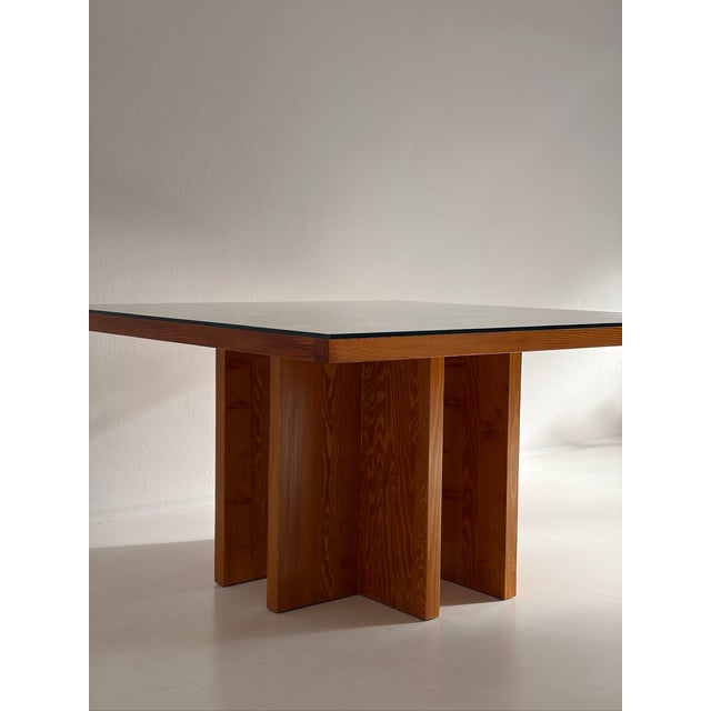 Wood Regolo Dining Table by Gianfranco Fini for Poltronova, 1975 For Sale - Image 7 of 18