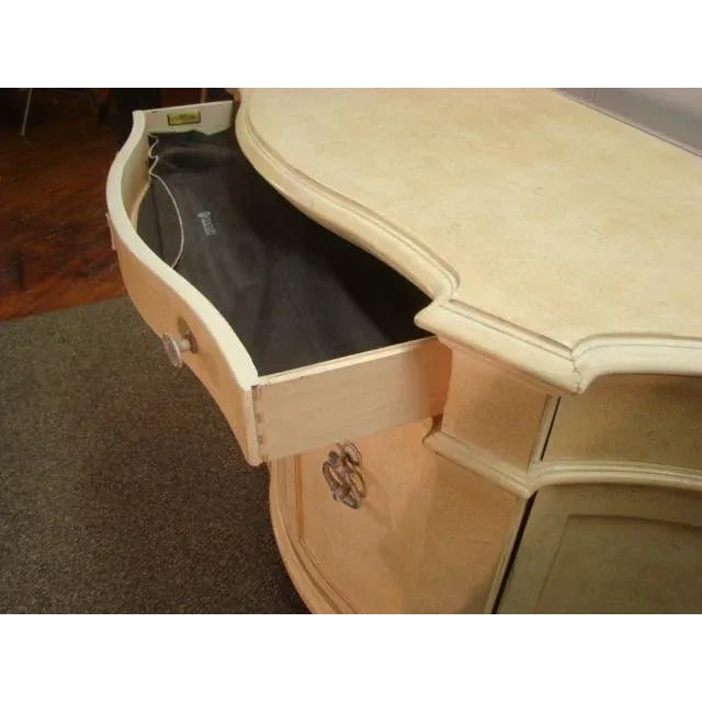 Century French Style Cream Color Credenza For Sale - Image 6 of 11
