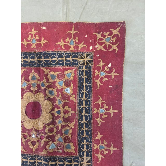 Antique Early 20th Century Ceremonial Cover From Sumatra, Indonesia For Sale - Image 4 of 9