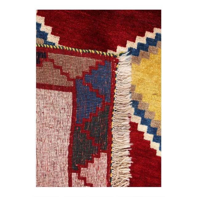 Traditional Pasargad Handknotted Persian Afshar Rug For Sale - Image 3 of 4