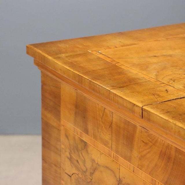 Italian Chest of Drawers in Walnut For Sale - Image 4 of 12