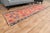 1970s Vintage Handmade Turkish Wool Cotton Pink Runner Rug For Sale - Image 9 of 11