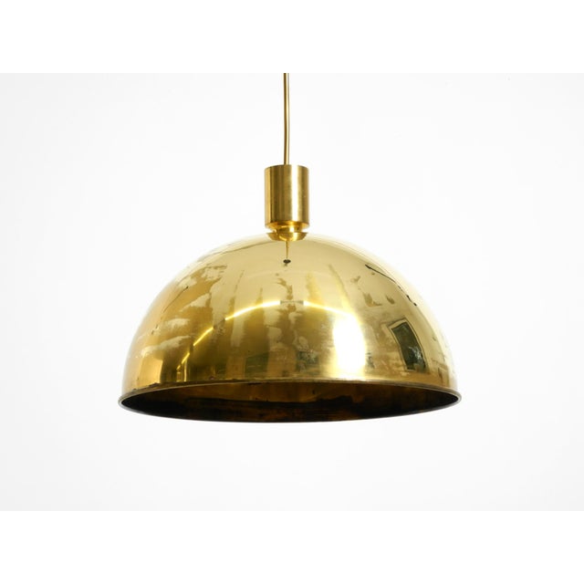 Hollywood Regency Posa Brass Pendant Lamp from Florian Schulz, 1970s For Sale - Image 3 of 18