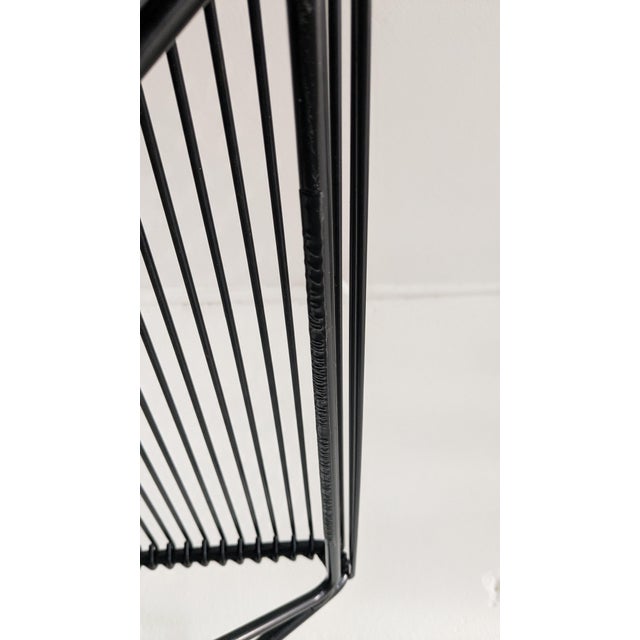 Vintage Cantilever Chair in Black by Till Behrens for Schlubach, 1980s For Sale - Image 12 of 13