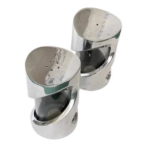 Nambe Salt and Pepper Shakers- a Pair