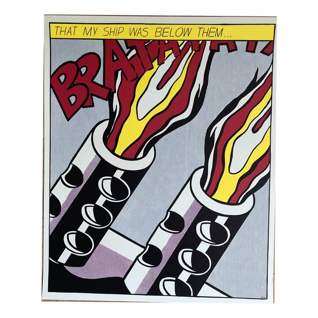 Roy Lichtenstein, as I Opened Fire, 1964, Paper For Sale