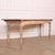 Large early 19th C Italian original painted console/ farm table with a good scrubbed pine top. 1840 This piece is designed...