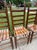 Early 20th Century Early 1900s Ladderback and Slat Seat Dining Chairs, Set of 4 For Sale - Image 5 of 13
