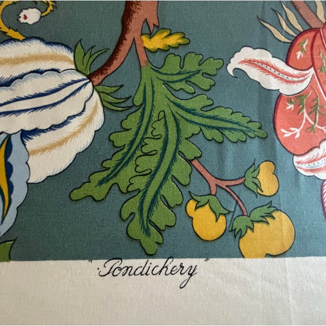 1980s 6 Yards of “Pondichery” Fabric From G. P. & J Baker. For Sale In Philadelphia - Image 6 of 7