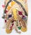 1950 Handcrafted Indian Stuffed Raj Cotton Embroidered Camel Toy For Sale - Image 9 of 12
