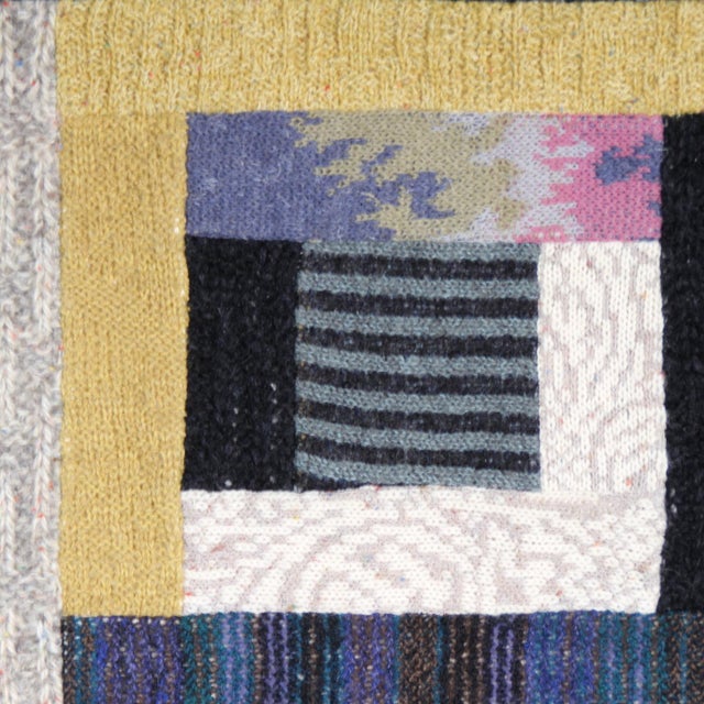 Large Hand-Signed Tapestry from Ottavio Missoni & Giorgio Saporiti, Italy, 1987 For Sale - Image 9 of 17