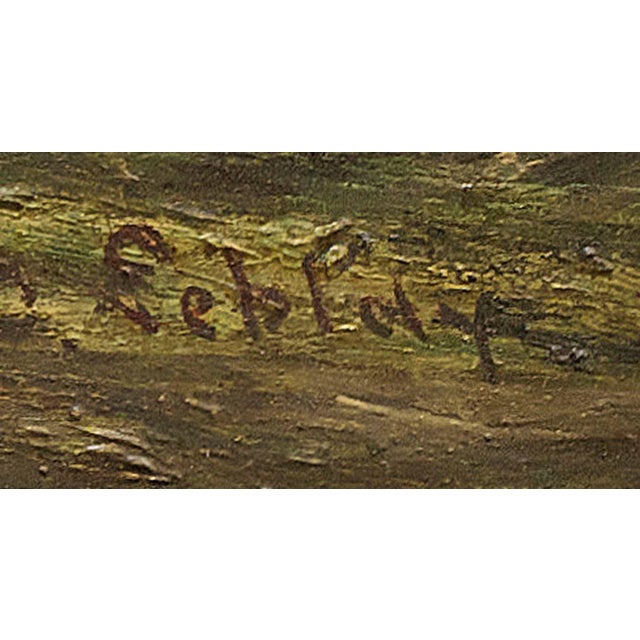 Jules Leblay, French Seascape, Oil on Board For Sale - Image 4 of 4