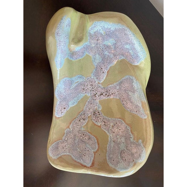 American Mariana Van Allesch 1940s American Studio Pottery Bowl For Sale - Image 3 of 13