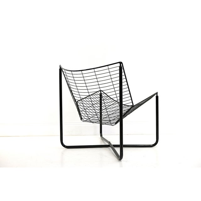 Metal Vintage Järpen Lounge Chair attributed to Niels Gammelgaard for Ikea, 1983 For Sale - Image 7 of 12