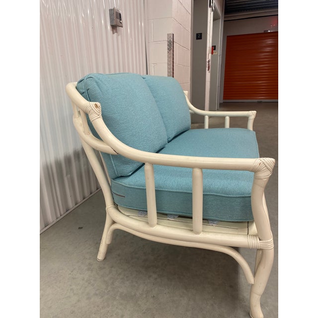 Wood 1970s Willow and Reed 2 Seater Sofa For Sale - Image 7 of 9