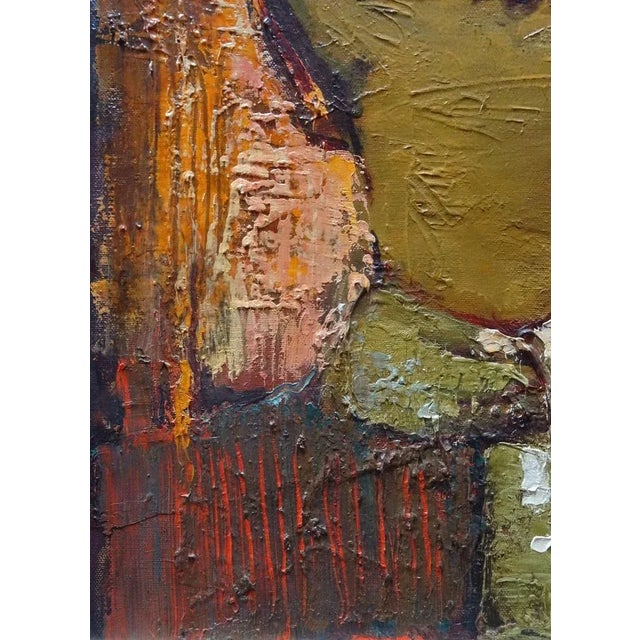 1950s Raimonds Staprаns, Portrait of Woman, 1955, Oil on Canvas For Sale - Image 5 of 10