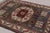 Rug & Kilim’s Kazak-Inspired Rug, Tribal Geometric Patterns in Green & Red For Sale - Image 9 of 10