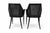 McGuire McGuire / Baker Furniture Modern Black Cane Dining Chairs, Milling Road Collection For Sale - Image 4 of 8