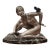 1920s French Art Deco a.g. Rigault Silvered Bronze Sculpture For Sale