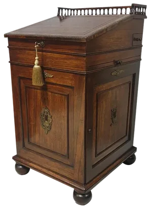 Antique Regency Rosewood Davenport Desk